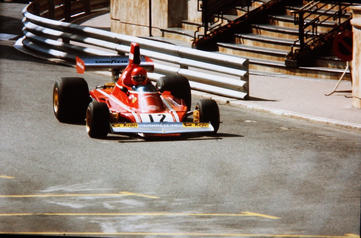 . 🏁niki lauda #Monaco 1974 #F1 🏁 Andreas Nikolaus 'Niki' Lauda (AUT) (Scuderia #Ferrari), #Ferrari 312B3 - #Ferrari Tipo 001 3.0 Flat-12 (RET)1974 Monaco Grand Prix, Circuit de Monaco ' 🏆 internal-combustion.com/nuvolari/niki-… 🏆 .