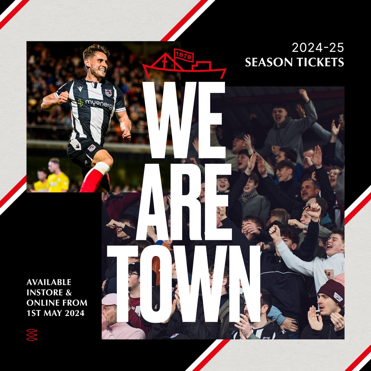 officialgtfc's tweet photo. 🫵 Don't forget 2024/25 season tickets are live 𝗼𝗻𝗹𝗶𝗻𝗲 𝗳𝗿𝗼𝗺 𝟵𝗮𝗺 tomorrow and 𝗶𝗻-𝘀𝘁𝗼𝗿𝗲 𝗳𝗿𝗼𝗺 𝟭𝟬𝗮𝗺!

👏 We are counting on your incredible support again next season!

#GTFC