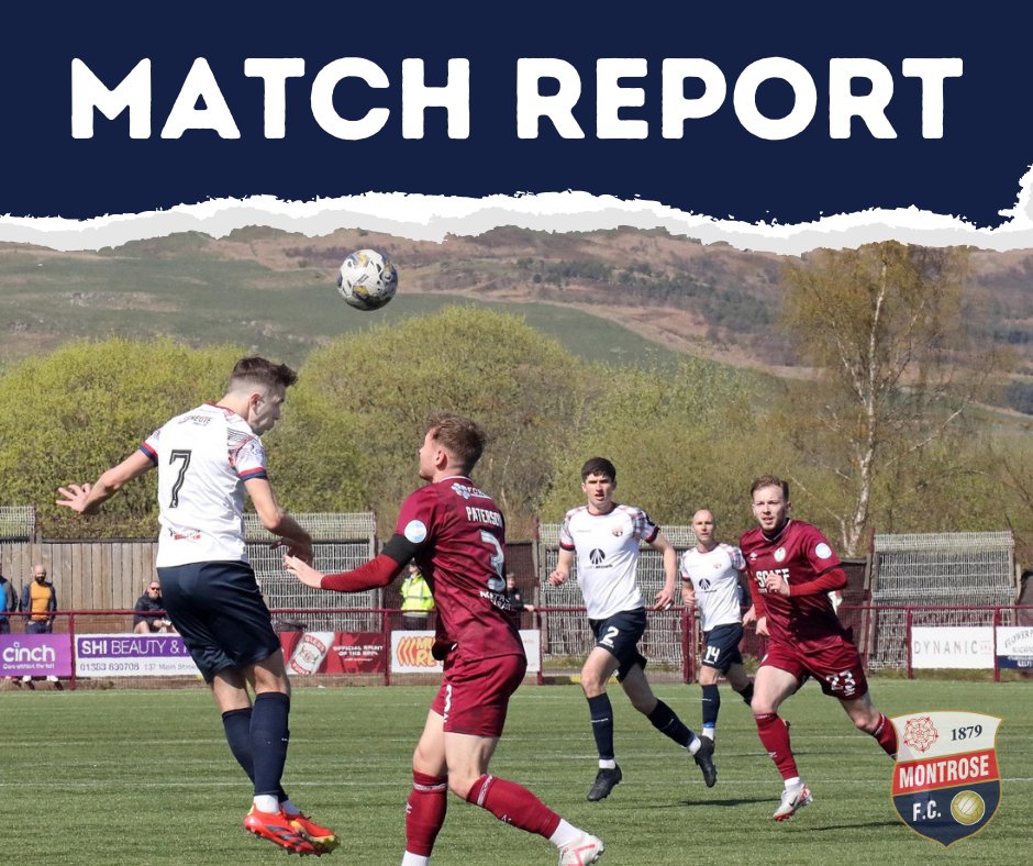 MATCH REPORT All the details from an incredible afternoon at New Douglas Park, where our first win in seven games, together with results elsewhere secured us a top 4 finish! montrosefc.co.uk/2024/04/29/kel…