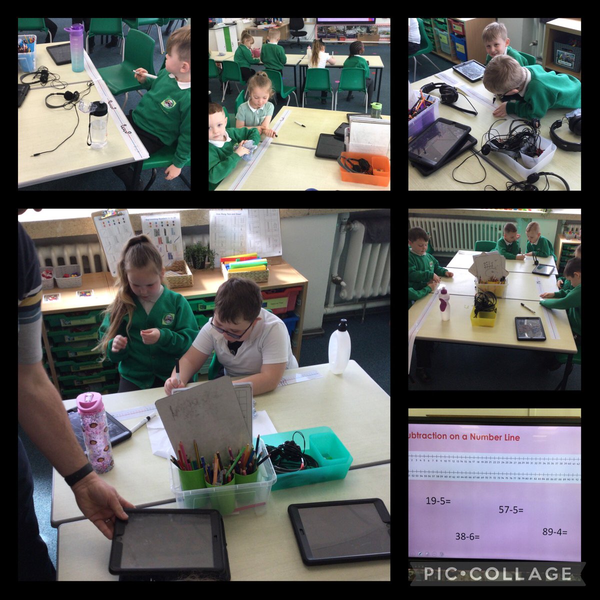 💚Year 1 children have been learning how to subtract using a number line.💚@CaldiPrimary @AETAcademies @Claire_Heald @vianclark @CNicholson_Edu @HeadStart_ST @Tees_Issues @MbroCouncil