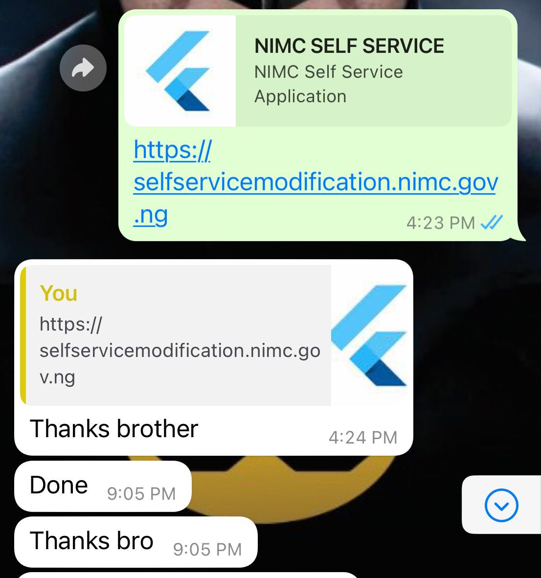 Earlier today, I woke up to call from a friend whose wife has issues with NIN bio data. He told me she’s been trying to rectify it manually but time hasn’t permitted. So, I forwarded the self service modification link made available by @nimc_ng to him. Guess what? He replied in…