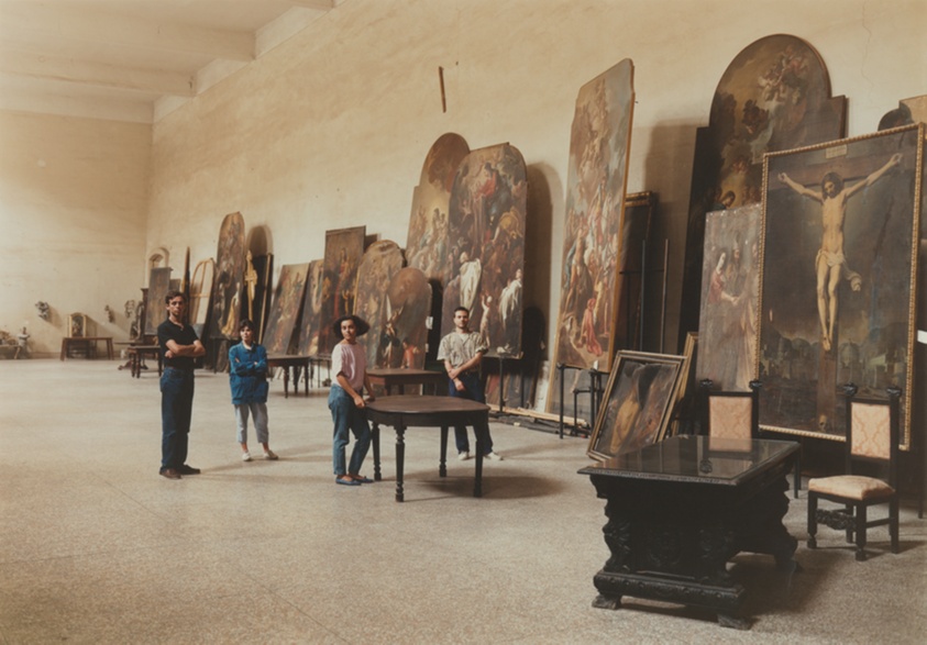 The Restorers at San Lorenzo Maggiore, Naples [1988] Photo by Thomas Struth #photography