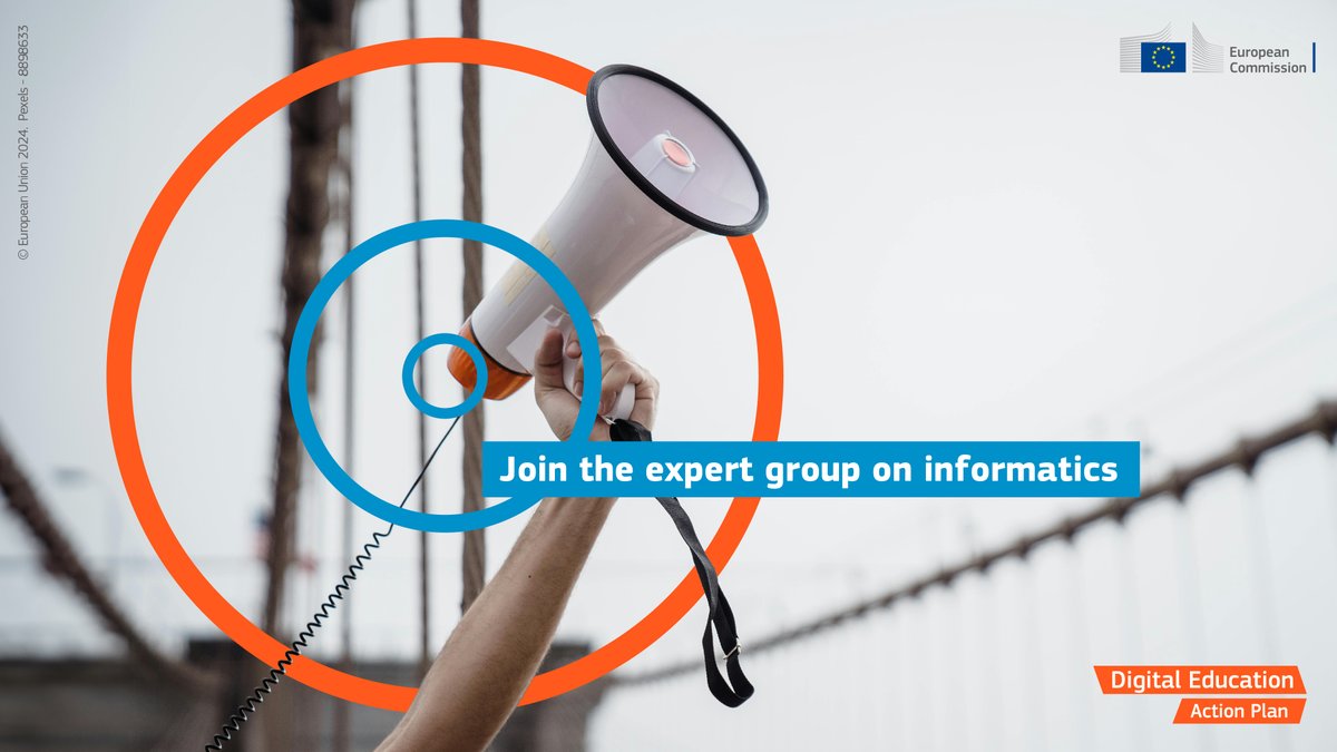 📢We are excited to announce a call for experts to join a group that will develop guidelines on teaching informatics! Would you like to empower learners not only use digital tech, but understand it and create using it? Apply to join by 8/5. europa.eu/!c9R9Pn