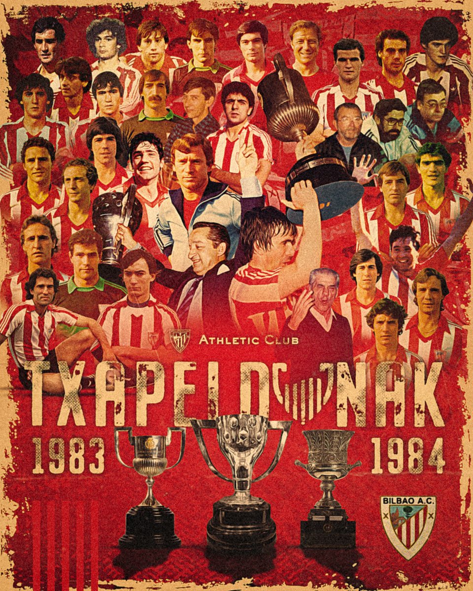 😍 Se cumplen 4⃣0⃣ años de nuestra octava @LaLiga 📌 29 de abril de 1984 @AthleticClub 2-1 @RealSociedad Comenzaba una semana de ensueño que culminó con Dani alzando la 24ª Copa el domingo siguiente, convirtiendo al Athletic campeón de la Supercopa automáticamente.…