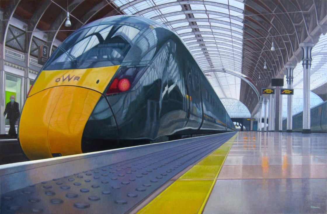 'The Great Western Railway', Paddington Station (2022) by Rebecca Coleman rebeccacoleman.co.uk