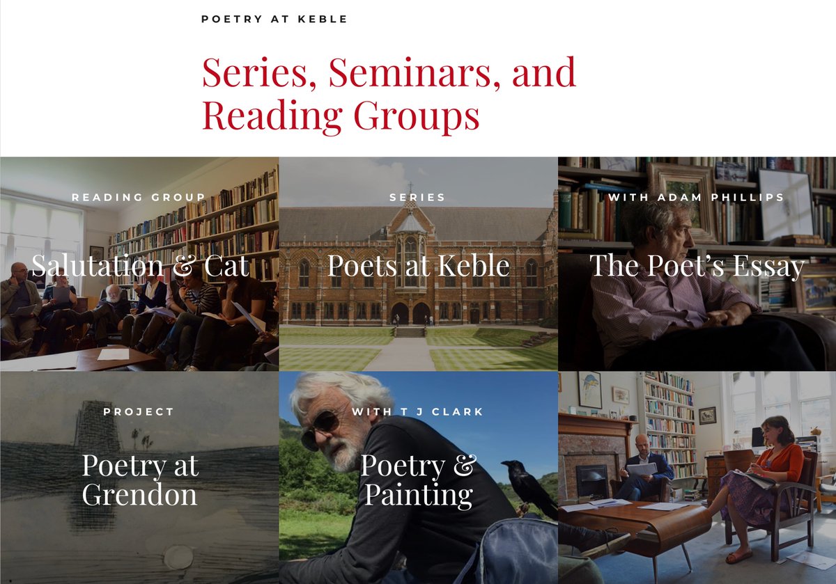 New website which brings together all the poetry seminars, series, and reading groups at Keble -- keble.ox.ac.uk/teaching-resea… @KebleOxford @engfac