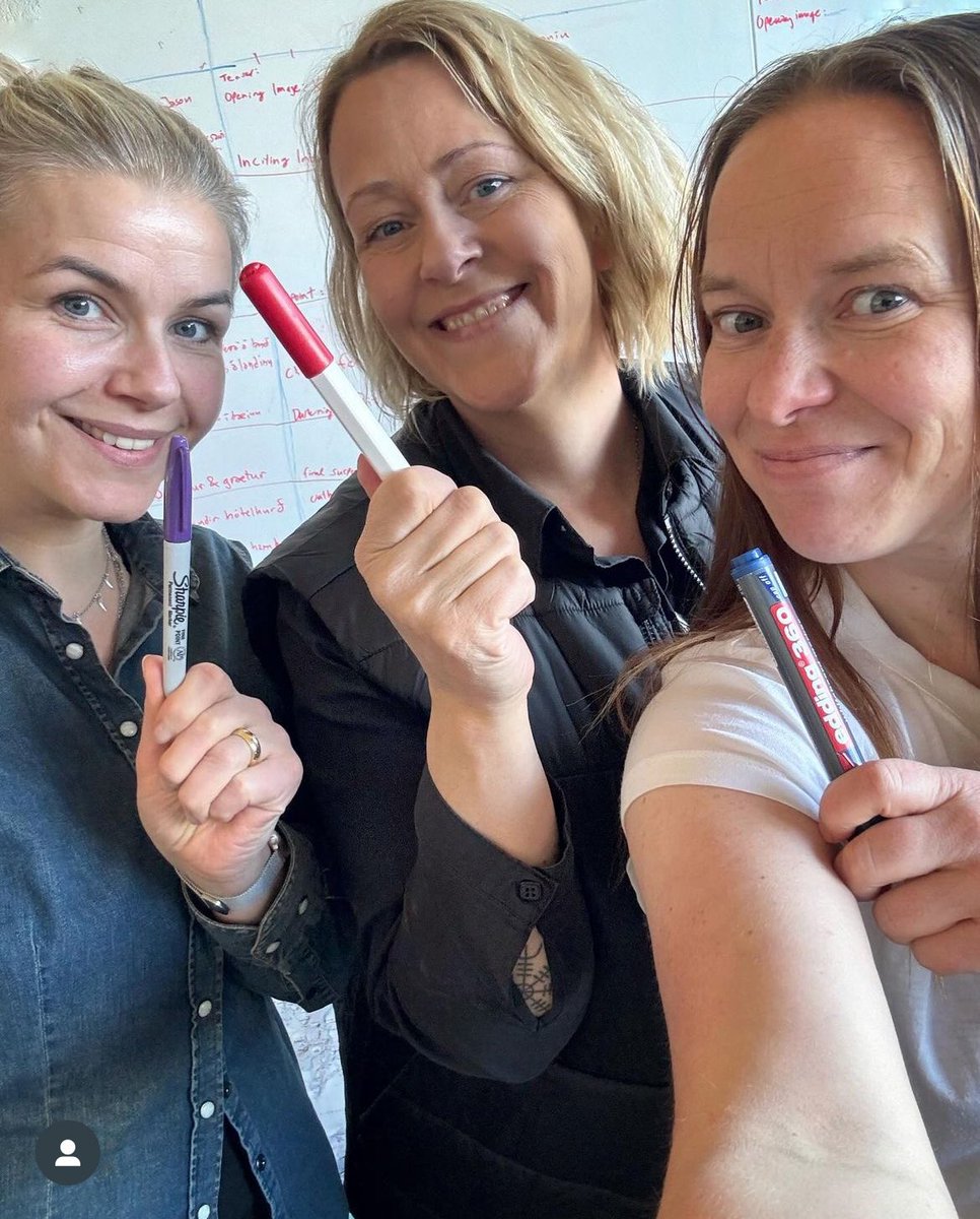 Great to be screenwriting again! And with such fantastic creative ladies: <a href="/Helgaarnar/">Helga Arnardóttir</a> and <a href="/Islannin_Satu/">Satu Rämö</a> !  #tinnitus #icelandictv