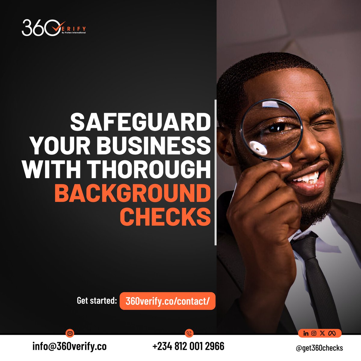 Roses are red, violets are blue,
@get360checks secures your business through,
Credible and reliable background checks.

Book a FREE Consultation: 360verify.co/contact

#BackgroundChecks #HRManagers #Leaders #Management