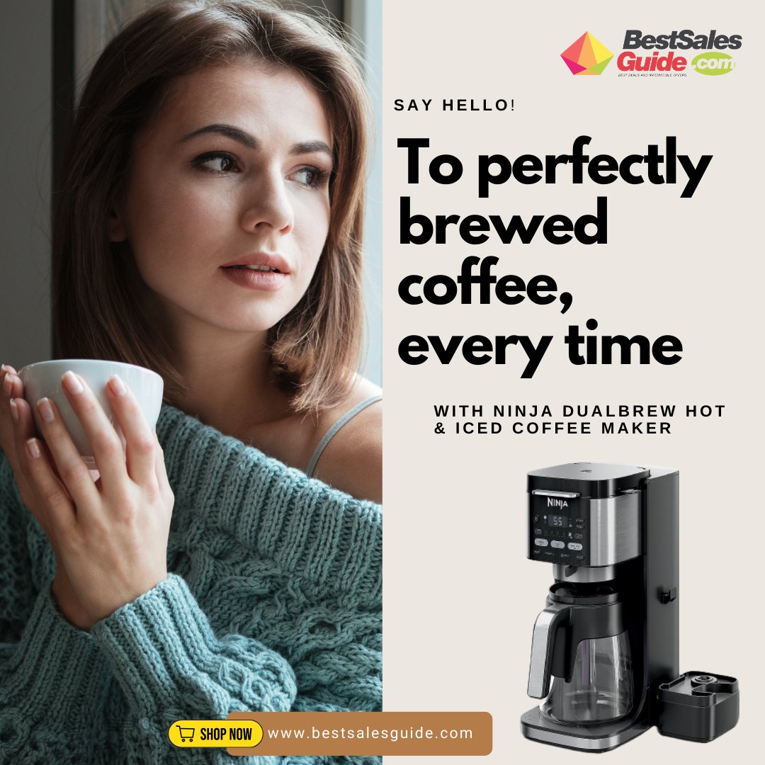 Unlock Perfect Coffee Every Time with Ninja DualBrew! ☕️

#bestsalesguide #blender #juicer #homeappliances #kitchenappliances #kitchenaccessories #Makeyourhome #gardenappliances