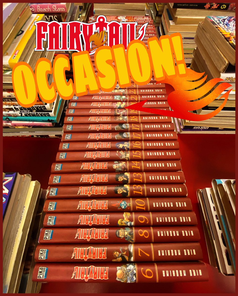 Nouvel arrivage! 🔥⚡️ #fairytail #manga #natsudragneel #lucyheartfilia #anime #occasion #librairielabourse #labourse #mangalyon #laboursemangageek #mangathèque #lyon1 #lyon