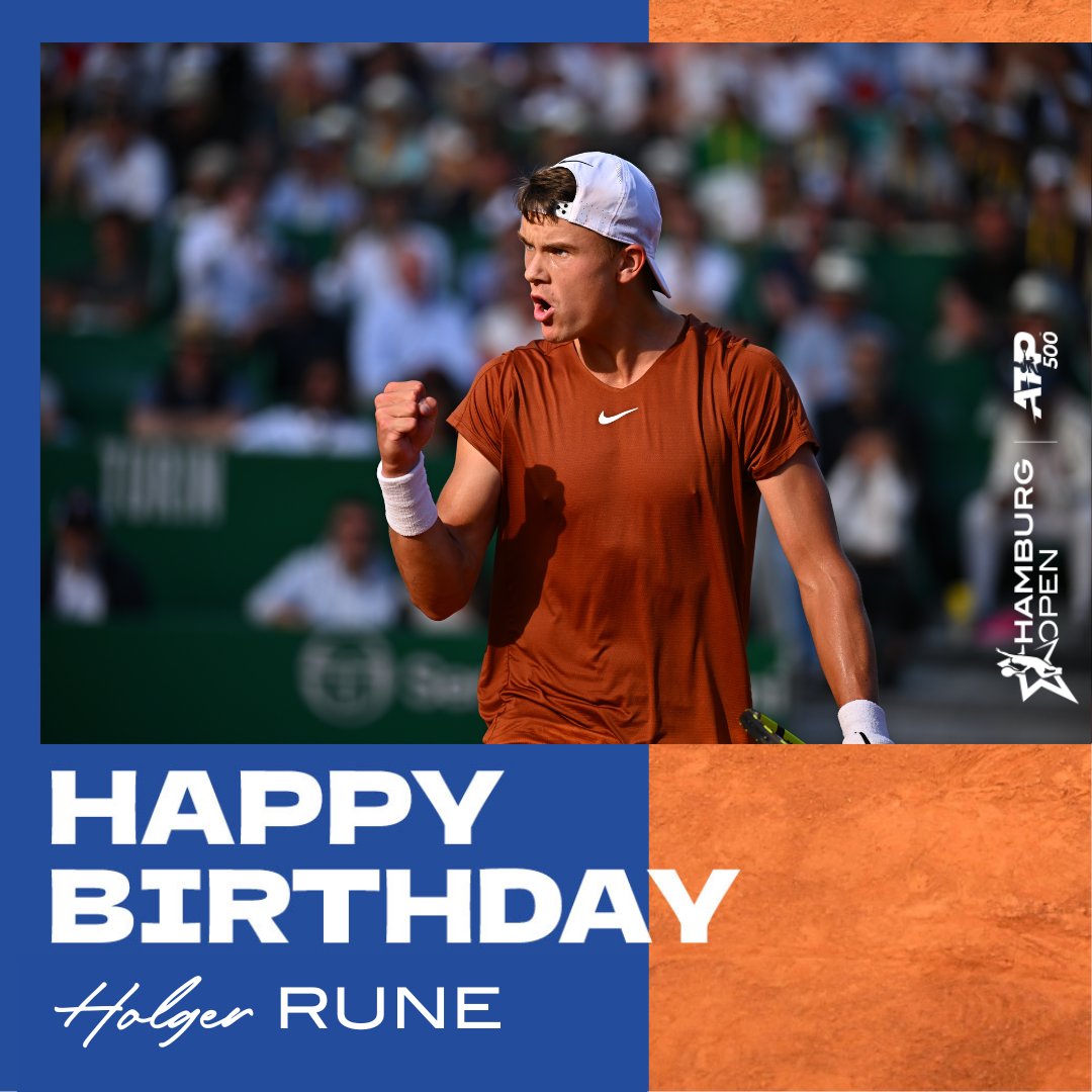 Congratulations @holgerrune2003 🥳 We can't wait to see you back in Hamburg this year🎾😍