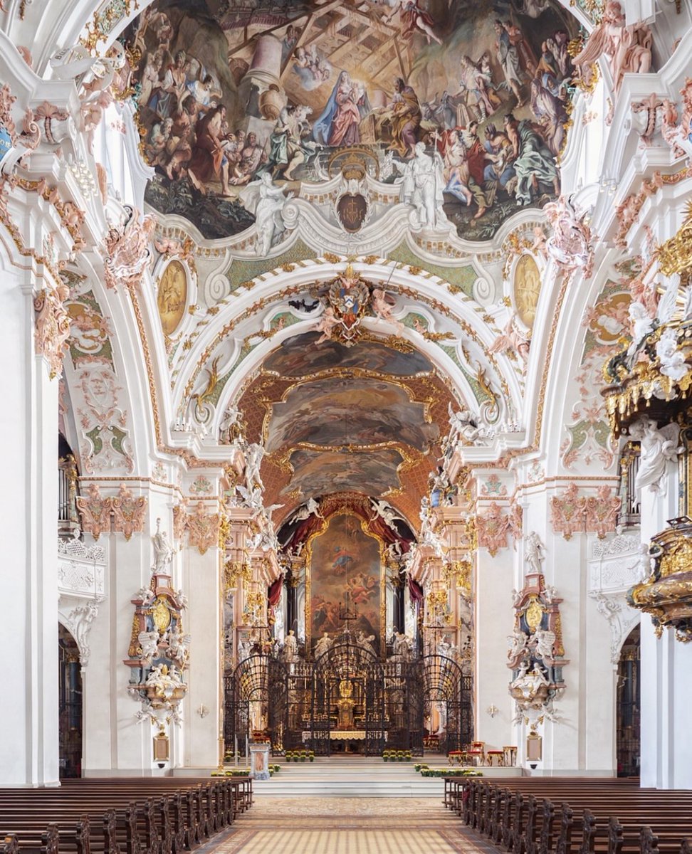 Einsiedeln Abbey, Switzerland 📸: Michael Adair #Switzerland 🇨🇭 #einsiedeln #einsiedelnabbey #Baroque #abbey #architecture #History #traveling #architecturephotography #travelphotography