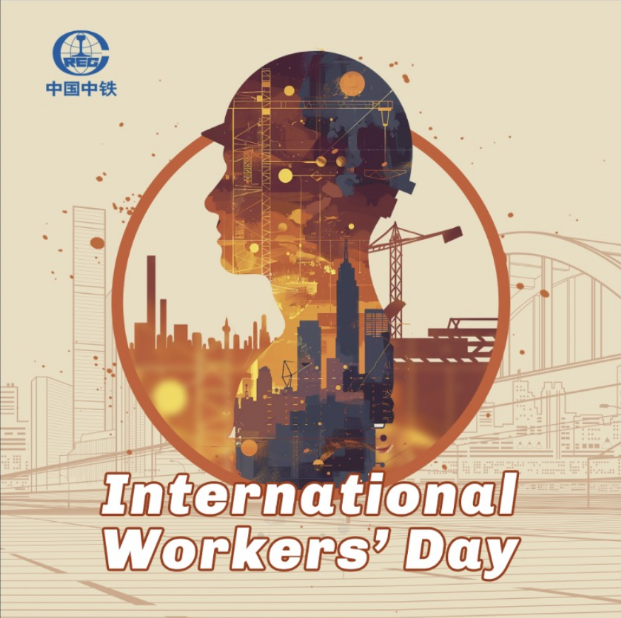 Today is #InternationalWorkersDay! Thank you for the workers’ hard work and efforts, you pave the railways that connect the world!🛤️ #CREC wishes a happy International Workers’ Day to workers around the world!🥰