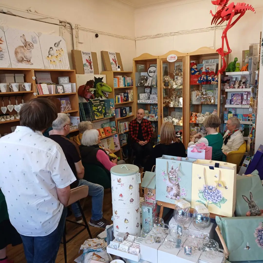 A lovely Sunday afternoon in Troon. Thanks to Gayle and Rebecca for inviting me along for a book event to help celebrate 'All We Cannot Leave Behind' and the 1st anniversary of @BearingGifts #authorevent #booksigning #troon #ayrshire @BookGuild