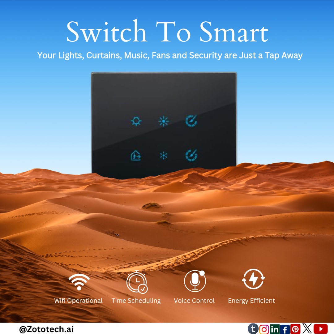 Switch to Smart with Zototech Products.
.
.
.
#automation #auto #instagram #instagrampost #post #instagrambusiness #instagrammarketing #fyp #foryou #foryourpage