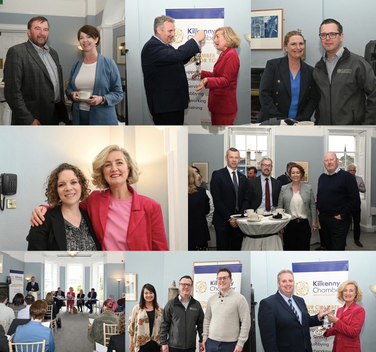 Thanks @vickysphotos for the great photos from our AGM at Butler House It was great to welcome our new president Anne Barber and new board members. Keep an eye on our social media sites and website for more news from Kilkenny Chamber kilkennychamber.ie