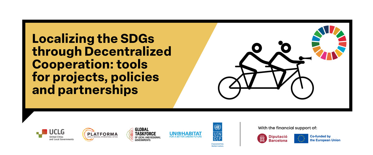 🤝Join the @uclg_org & @Platforma4Dev #LearningCommunity through our new moderated online course on Decentralized Cooperation & #SDGs! Applications open until May 26th, in ENG, FRE & SPA 👇 🔗forms.gle/NwdiUXd5Yyhubr…