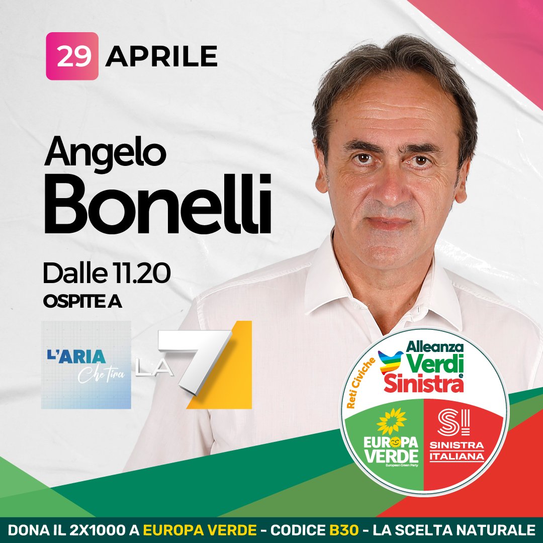 A #lariachetirala7 @AngeloBonelli1 Su @La7tv