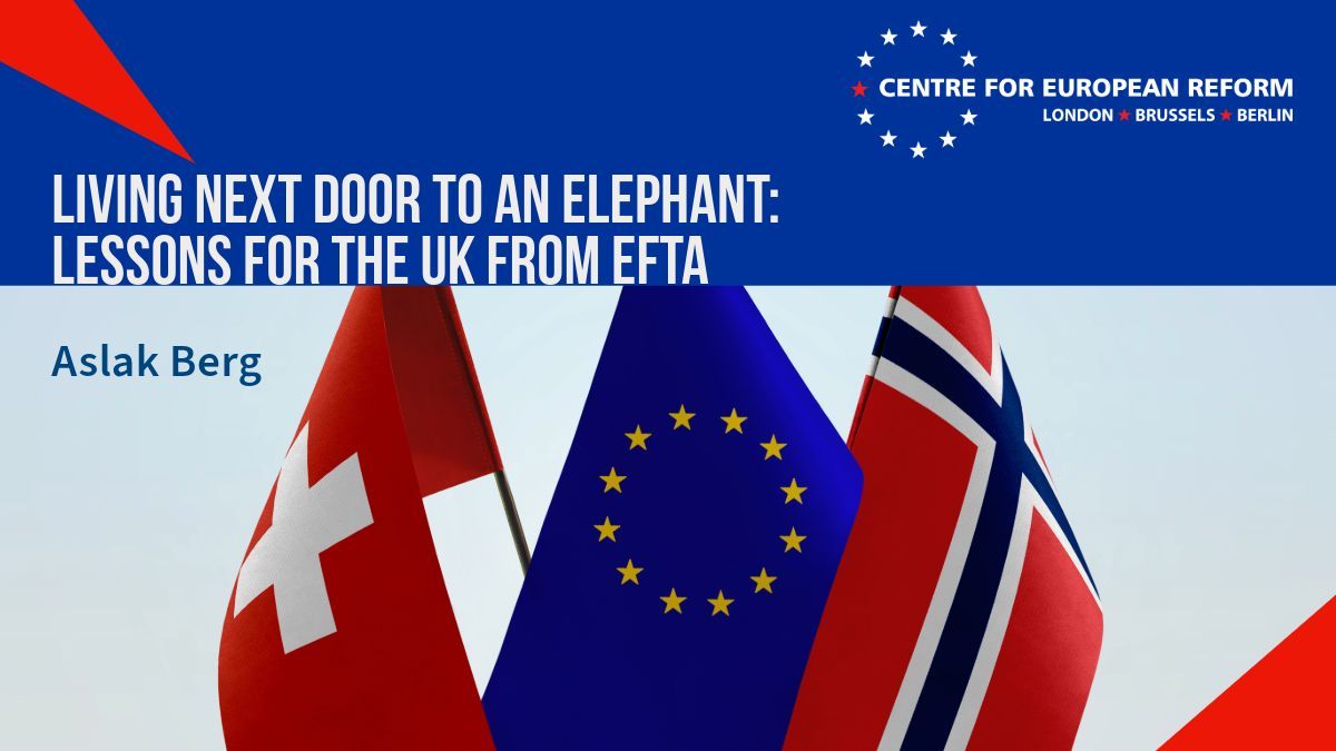 After #Brexit, both the UK and the #EFTA countries find themselves outside the EU, but pulled into its orbit. The UK can draw lessons from EFTA’s long experience as EU neighbours. 🆕 insight by @BergAslak buff.ly/3UiptpE