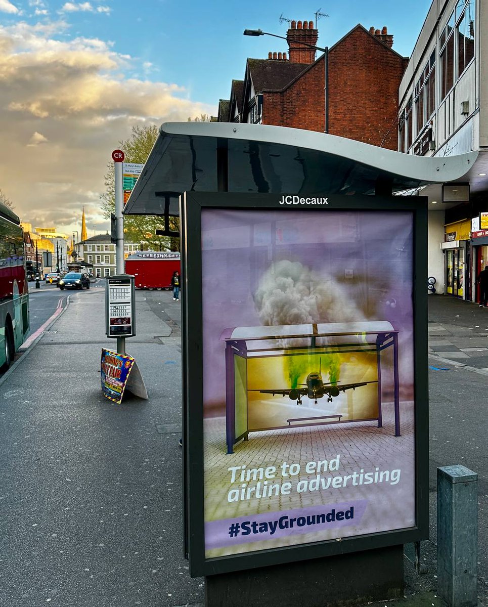 Seen in under the skylines

Time to end airline advertising

#StayGrounded
#Subvertising

campaigncc.org/nonewrunways