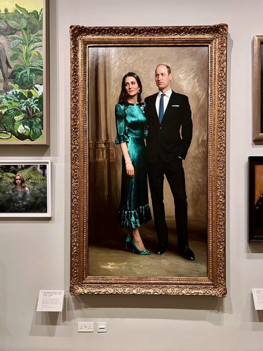 Today in History (29 April 2011), Prince William married Catherine Middleton at Westminster Abbey in London. Pictured here is a 2022 portrait of HRH The Prince and Princess of Wales by Jamie Coreth at the #NationalPortraitGallery in London.Related Guide London Tour ...