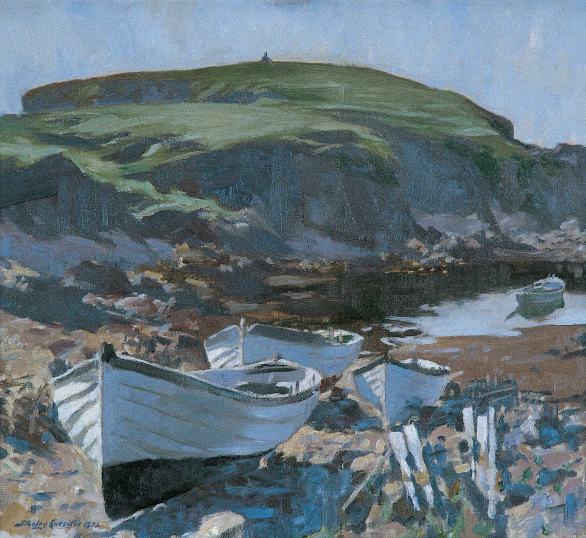 Today we celebrate the birth of Orcadian artist Stanley Cursiter (1887-1976) with Geo at Yesnaby and Brough of Bigging, 1924 from our Collection

© Estate of Stanley Cursiter. All Rights Reserved, DACS 2024

#PierArtsCentre #Orkney
