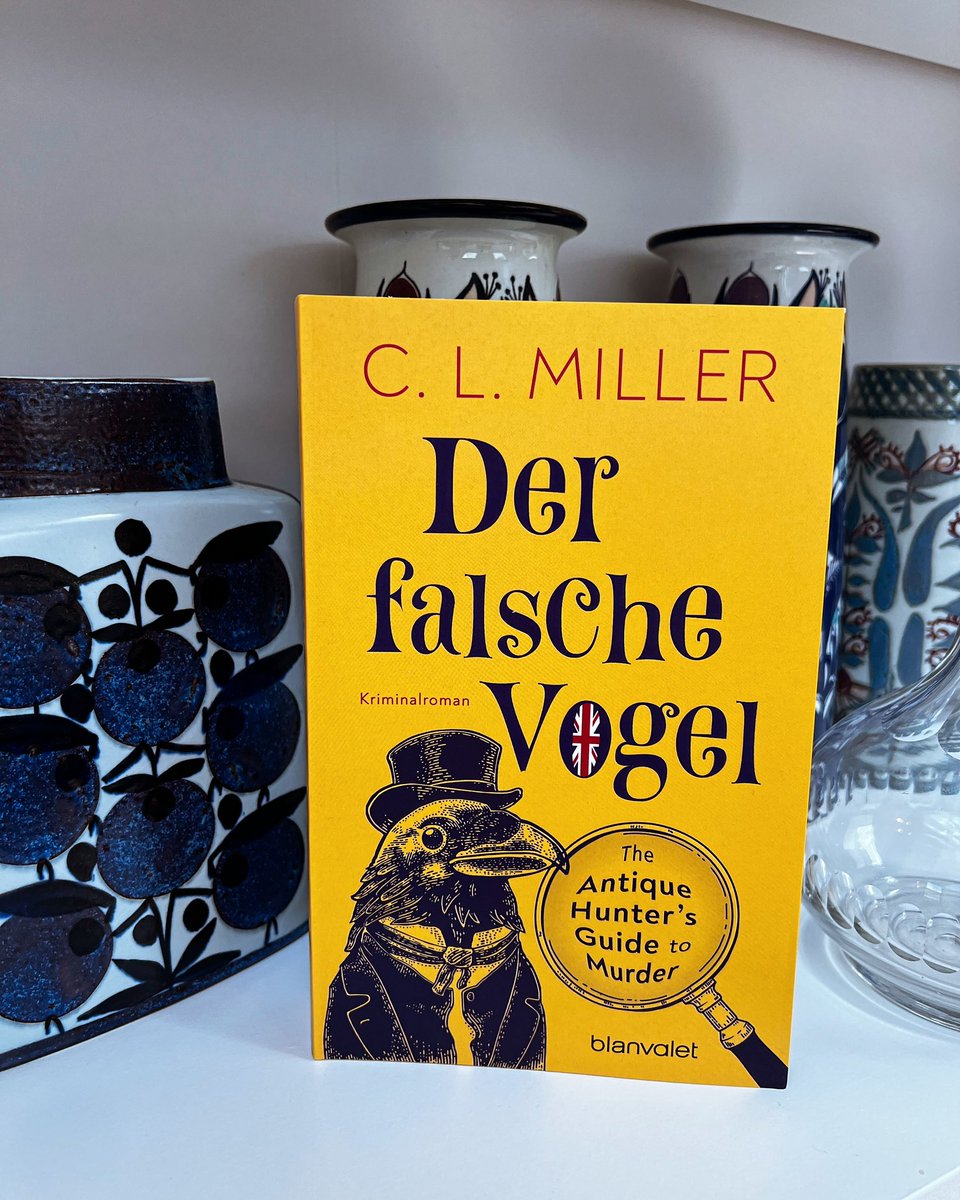 The German edition of the Antique Hunter’s Guide to Murder - Der Falsche Vogel - is a German BESTSELLER this week 🥳🥳🥳 Huge thanks to @MMLitAgency and @BlanvaletVerlag and all the German readers that have brought my book 🥰