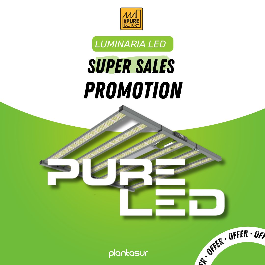 PURE LED bestseller promotion is back 🔥 The best luminaire, now also at the best price @ThePureFactory_ ⚡ PURE LED PRO 680W ⚡ PURE LED PRO 520W ⚡ PURE LED EXPERT 720W ⚡ PURE LED MAX 660W Available until 31/05 or end of stock