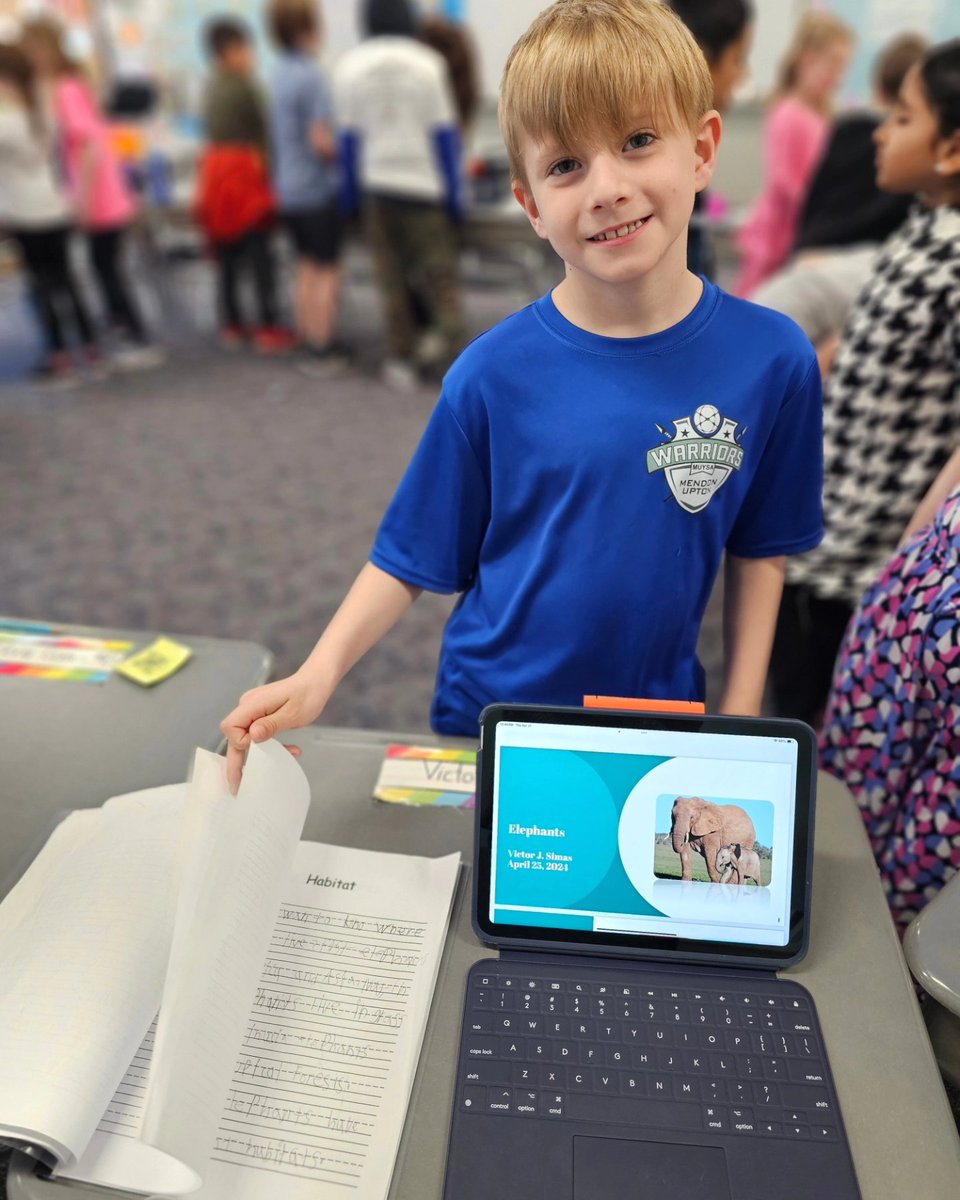 We have been BUSY in 201! Students learned how to research by synthesizing information from various informational texts and media sources.  They took notes, went through the writing process, and created their own books and presentations. #wearemursd #memupton #MURSDthrives