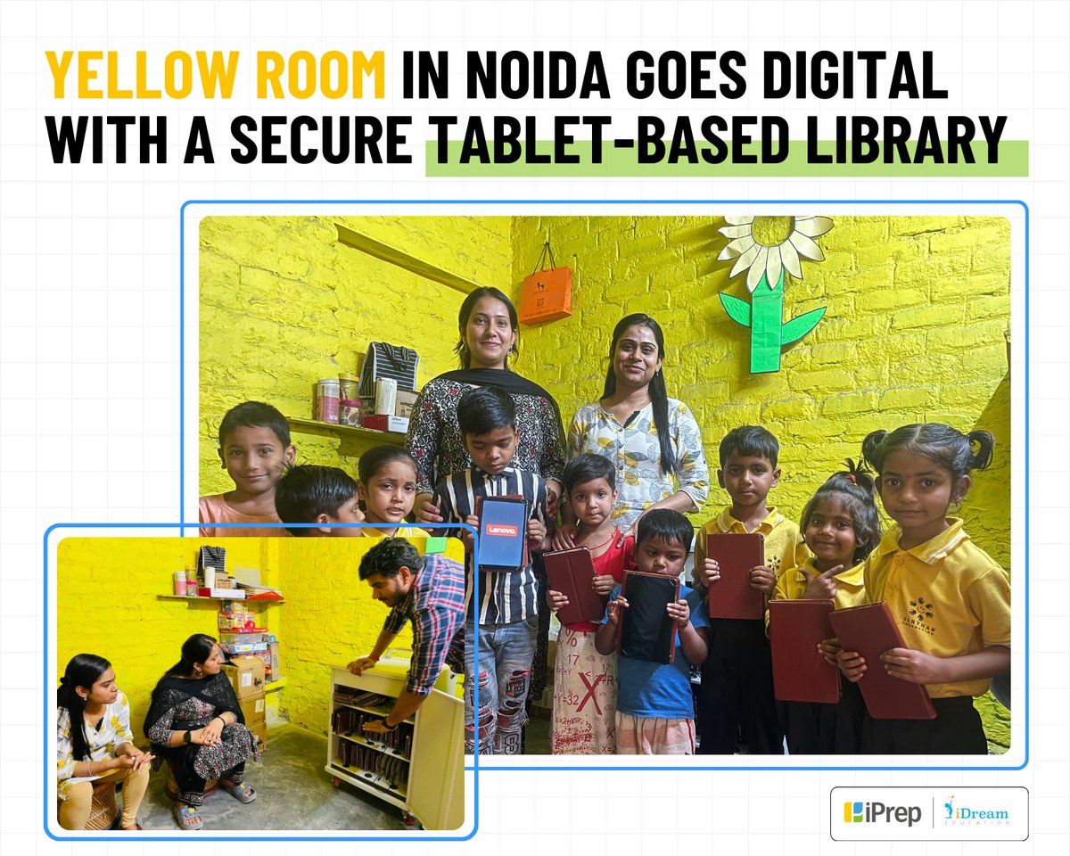 We're excited to share our recent implementation of a tablet-based digital library at a Learning Centre in Noida with one of our social sector partners.     

 #CSR  #socialresponsibility #sdg4 #educationmatters #tabletbasedlearningsolution #digitallibrary