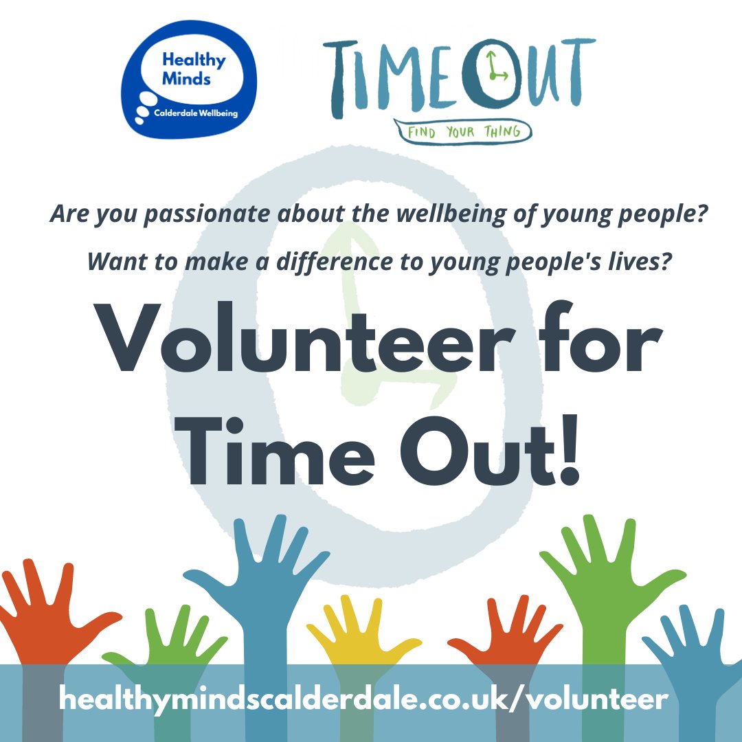 🌟 We have two exciting volunteer opportunities available now! Can you help? 👉 @timeoutcalder - Young People's Project 👉 Safespace - Sunday Drop-In Read more about the roles and how to apply on our website: healthymindscalderdale.co.uk/volunteer-vaca…
