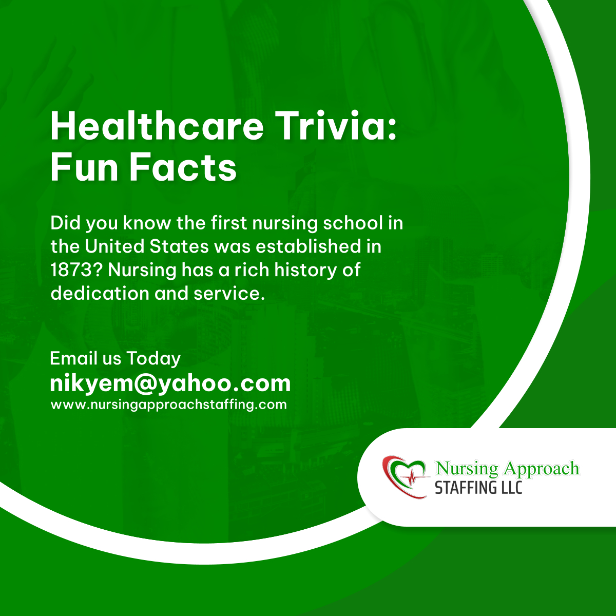Dive into healthcare history with our fun facts! Learn something new about the fascinating world of nursing. 

#PhiladelphiaPA #HealthcareStaffing #HealthcareTrivia
