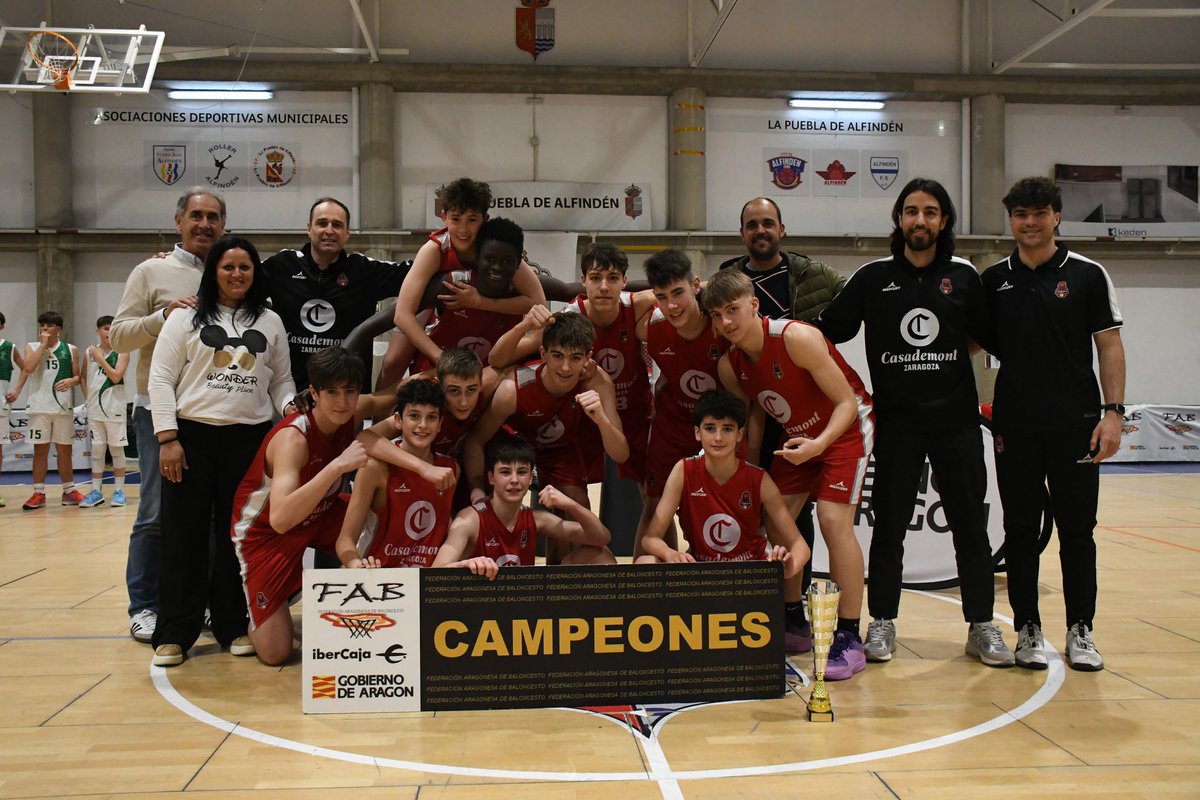 🏆 Nuestros chicos del Infantil A masculino, campeones de Aragón ¡Enhorabuena equipo! ❤️🦁