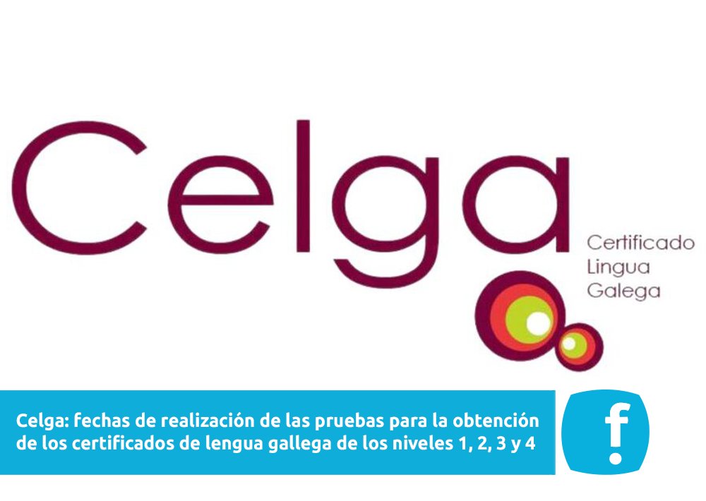 ⚠️ ATENCIÓN! Publicadas las 𝐟𝐞𝐜𝐡𝐚𝐬 de realización de las pruebas para la obtención de CERTIFICADOS de #LenguaGallega del #Celga 𝟏, 𝟐, 𝟑 𝐲 𝟒! 📄

Os lo contamos AQUÍ! 🗣 bit.ly/4aR9MNl