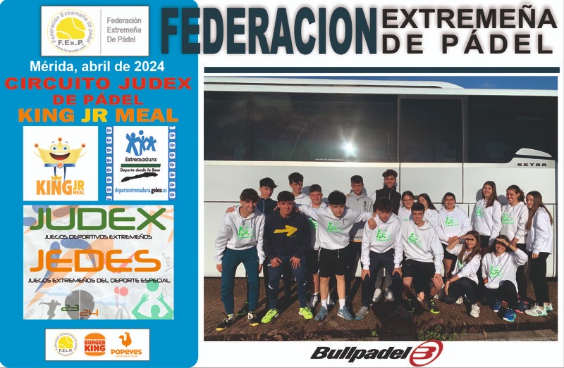 ✅ FINALIZÓ LA 4ª PRUEBA JUDEX KING JR. MEAL PÁDEL EN MÉRIDA 2024 📰📸NOTICIA: bit.ly/3JEnDuk