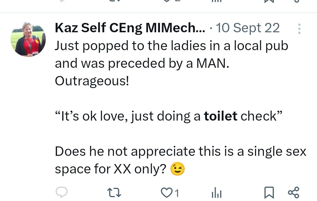 This man is standing as an MP for @UKLabour . Just how will he stand up for women's right not to be intimidated in their own spaces? He loves winding up women who know there's no such thing as 'feeling female' . A bully. Shame on you @Keir_Starmer