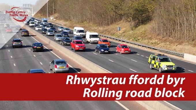 🚧Rolling road blocks ⌚️11:00 - 11:30 #A494 eastbound St David's - Dee Bridge #A55 eastbound J34 Ewloe Loop - J35 Broughton There will shortly be rolling roadblocks for emergency repair work in the following areas. Please follow all Traffic Officers instructions.