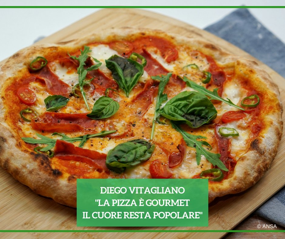 'La pizzeria deve restare popolare': parola di Diego Vitagliano, napoletano, mani in pasta, anzi in pizza da sempre, una lista di premi che vanno dal primo posto nella 50 Top #Pizza Italia 2023 a primo classificato nella classifica mondo. #ANSALifestyle ➡️ bit.ly/3Uls0j0