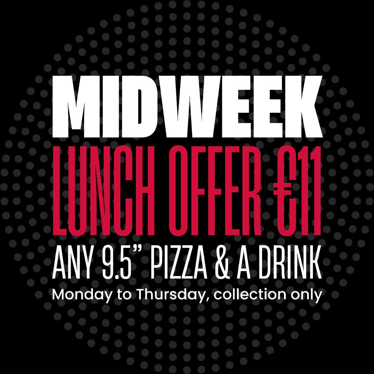 basewfp's tweet image. No dining 'al desko' this week 🙅 Grab a Base and meet up with some pals for lunch 🫶. 

Our midweek lunch deal is available for collection, Monday-Thursday and includes a small pizza and a drink for €11 😋

#basewfp #basepizza #pizza #pizzalover #pizzatime