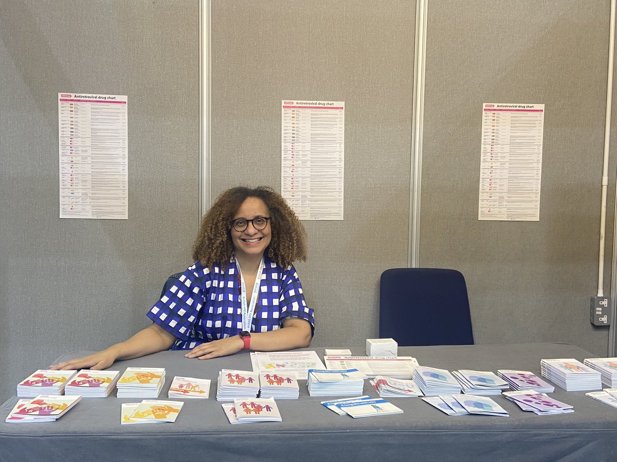At #BHIVA24? Come over to the @aidsmap stand to say hi and pick up some of our latest booklets, leaflets & brand new Antiretroviral drug chart!