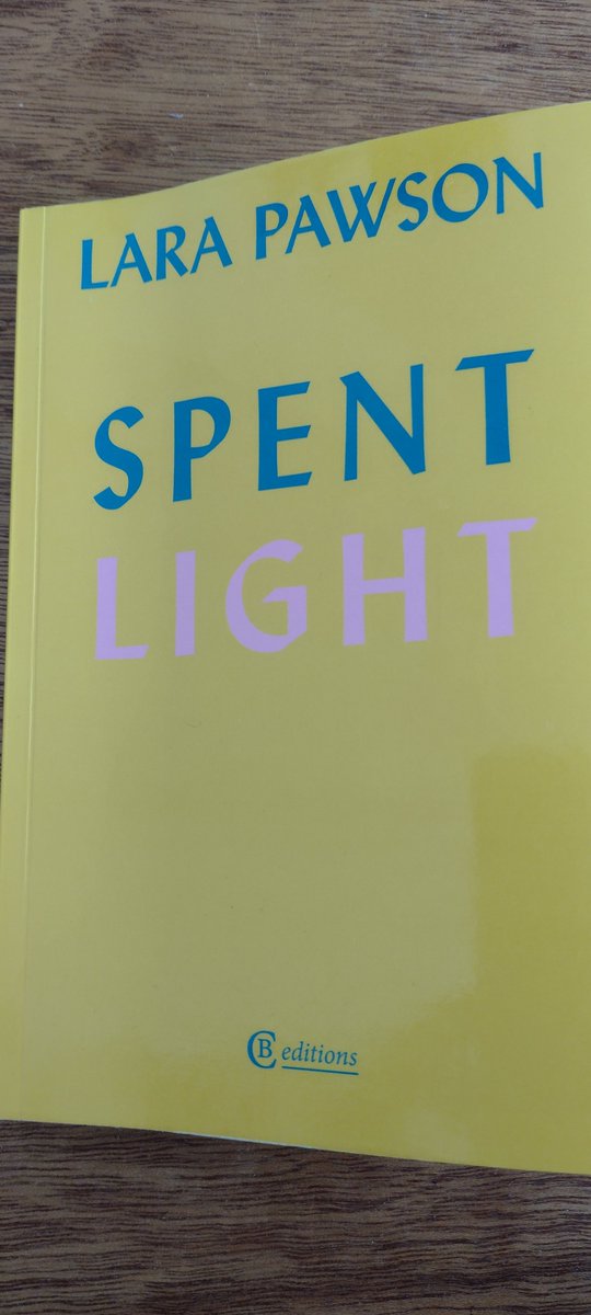 Read Spent Light by @larapawson this weekend. Utterly beautiful and mesmerising while also unsettling. Vivid. Compelling. Poetic. Totally recommend it.