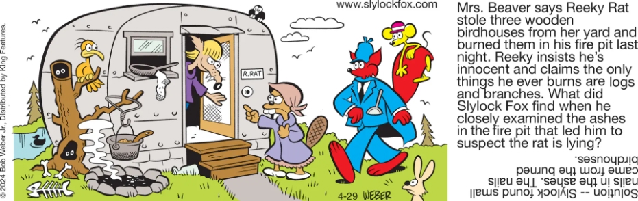 Slylock Fox by Bob Weber, Jr. slylockfox.com/04-29-2024-sly… New comic daily! #slylockfox #dailycomics #ComicsKingdom #comics #comicstrips