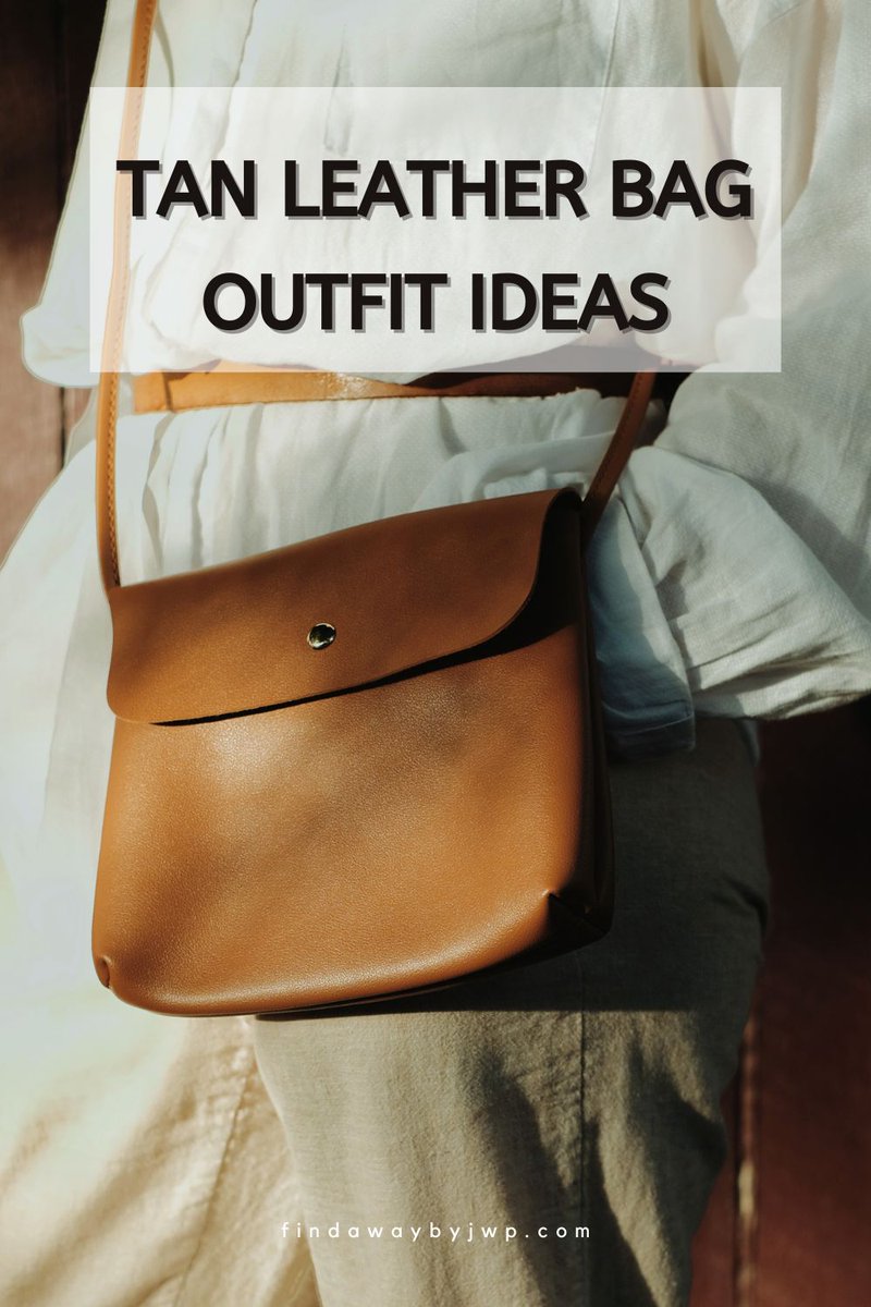 Discover tan leather bag outfit ideas perfect for spring and summer that pair so well with most colors, light fabrics, and other accessories on the blog: findawaybyjwp.com/fashion/spring… 

#bag #leatherbags #outfits #brownbags #springstyle