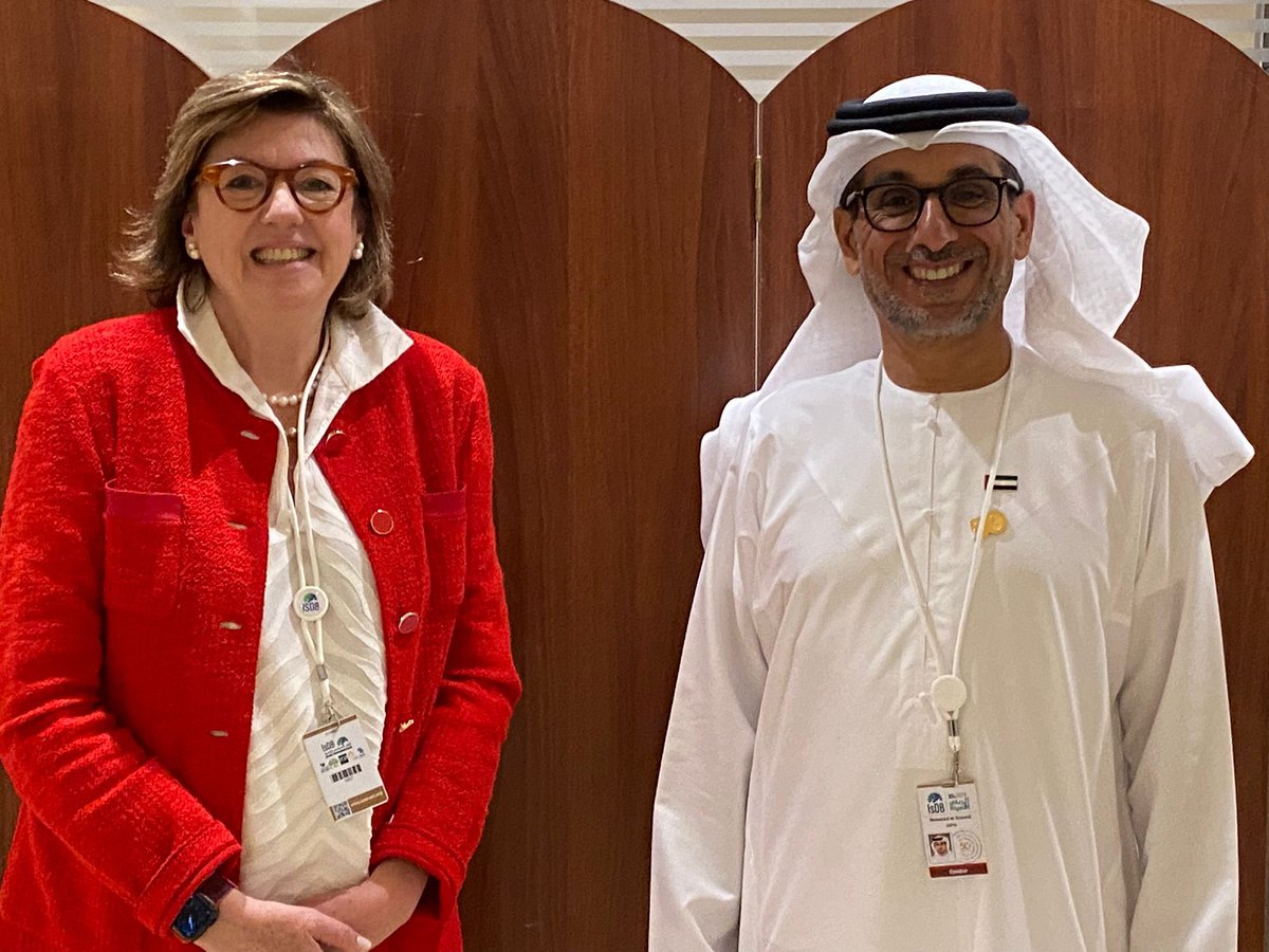 The highlight of my meeting with Director General of the @ABUDHABI_FUND, H.E. Mohammed Saif Al Suwaidi, was discussing ADFD's consistent and strong support for global education and the need for an increased investment in education, particularly through innovative financing.