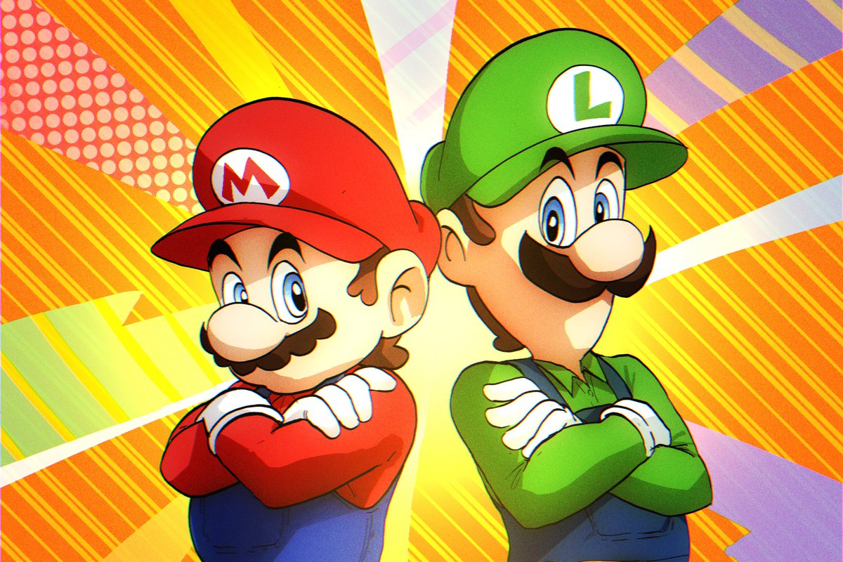 90日目　マリオ&ルイージ
#100日チャレンジ #スーパーマリオブラザーズ　#SuperMarioMovie