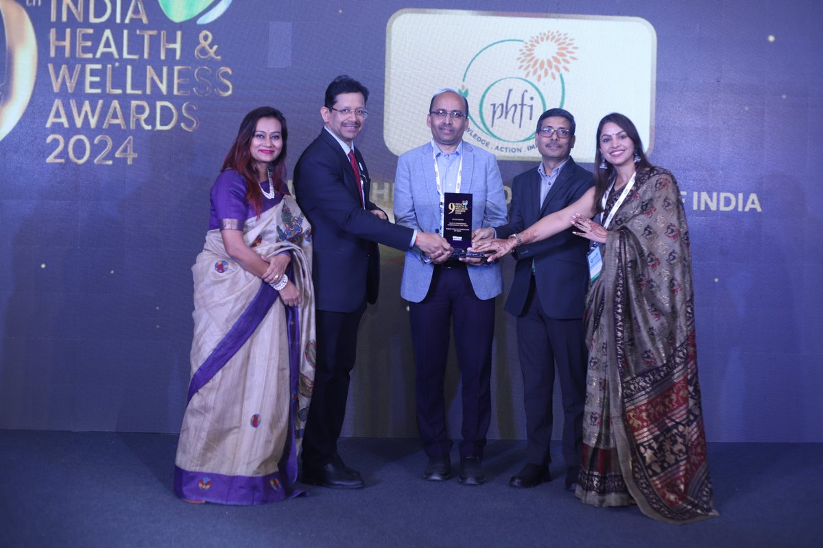 Public Health Foundation of India Wins the Prestigious Silver Award for Health Awareness Campaign of the Year at the India Health And Wellness Summit & Awards! #IHWAwards #IHWSummit