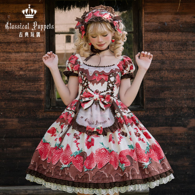 New Release: Classical Puppets 【-Strawberry Filled Chocolates-】 Lolita Dresses and Matching Accessories ◆ Shopping Link >>> lolitawardrobe.com/classical-pupp… ◆ Limited Quantity!!! The Preorder Will Be Closed At Any Time!!!