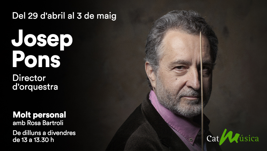 🎻Aquesta setmana al @MoltPersonal_CM hem convidat al director d'orquestra Josep Pons @ConductorPons. Fins divendres descobrirem la seva llista de gustos i recomanacions musicals 📻A les 13h, amb @RosaMBartroli ccma.cat/3cat/molt-pers…