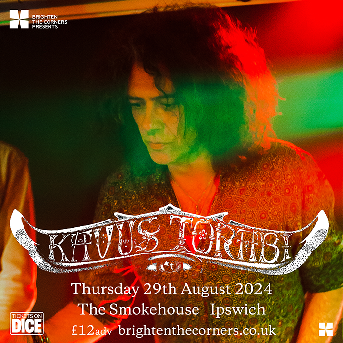 NEW SHOW 🌀 British/Iranian experimental psych musician Kavus Torabi, member of Gong and The Utopia Strong, Thurs 29th August. We're so excited to have Kavus back at @TheSmokehouseUK who DJ'd at the legendary Smokehouse party with Steve Davis in 2022! 🎟️ brightenthecorners.co.uk/events/kavus-t…