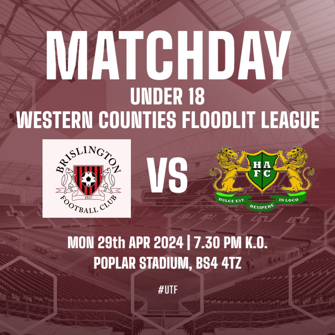 It's 𝐌𝐀𝐓𝐂𝐇𝐃𝐀𝐘! Finally the one we've all been waiting for - promises to be very entertaining. Do come & watch! 🆚@HengroveAFC 🏆WCL 🏟️Poplar Stadium ⏰7.30pm 💰£3 adults | £1 concessions -card/cash✅ 🚫🍺No pitchside drinking #️⃣UTF 🔴⚫🦊 @BrislingtonFC @swsportsnews